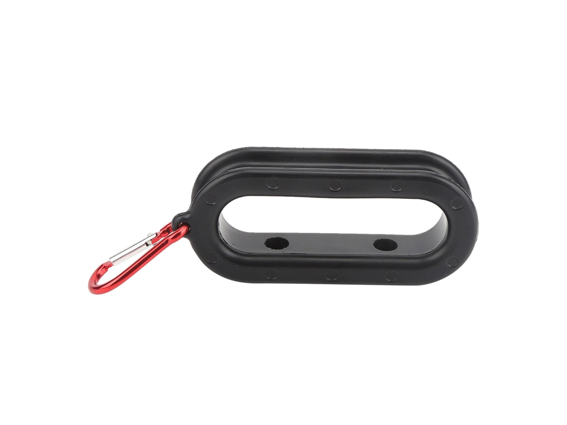 Ferramenta de Pesca com Botão Preto e Vermelho