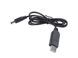 Módulo Conversor De 5v Para 12v Dc, Conector Macho Cilíndrico Dc De 2,1 Mm X 5,5 Mm, Plugue Do Cabo De Alimentação, Cabo Usb Para Dc - 1 Metro