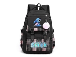 Nova Mochila Escolar Lilo E Stitch Stitch, Mochila De Estudante Jm Olysi Shop (10)