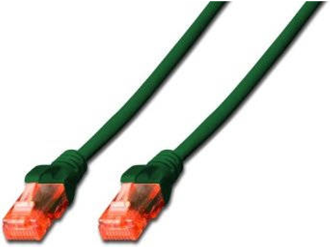 Cabo de Rede DIGITUS (RJ45 - 3 m - Verde)