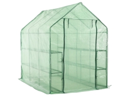 Vidaxl Estufa Com 12 Prateleiras 143x214x196 Cm Aço