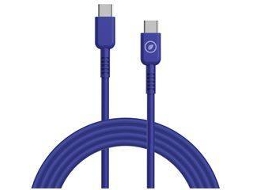 Cabo MUVIT USB-C a USB-C (3A/60W 1.2M Azul)