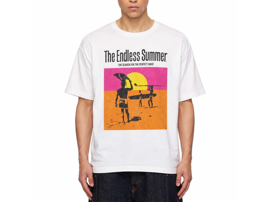 Rockinstone The Endless Summer White Adult T-shirt Size:xxxl