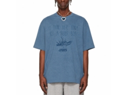Rockinstone Jaws Movie Bigger Heather Indigo Adult T-shirt Size:s