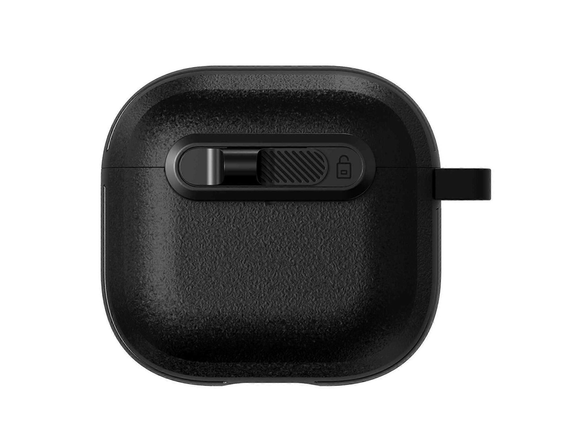 Capa Para Fones De Ouvido Airpods 4 Com Textura Estrelada, Trava De Segurança E À Prova De Choque.