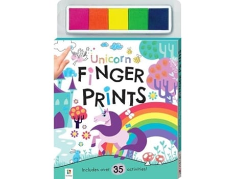 Livro Unicorn Finger Prints Kit de Hinkler Pty Ltd (Inglês)