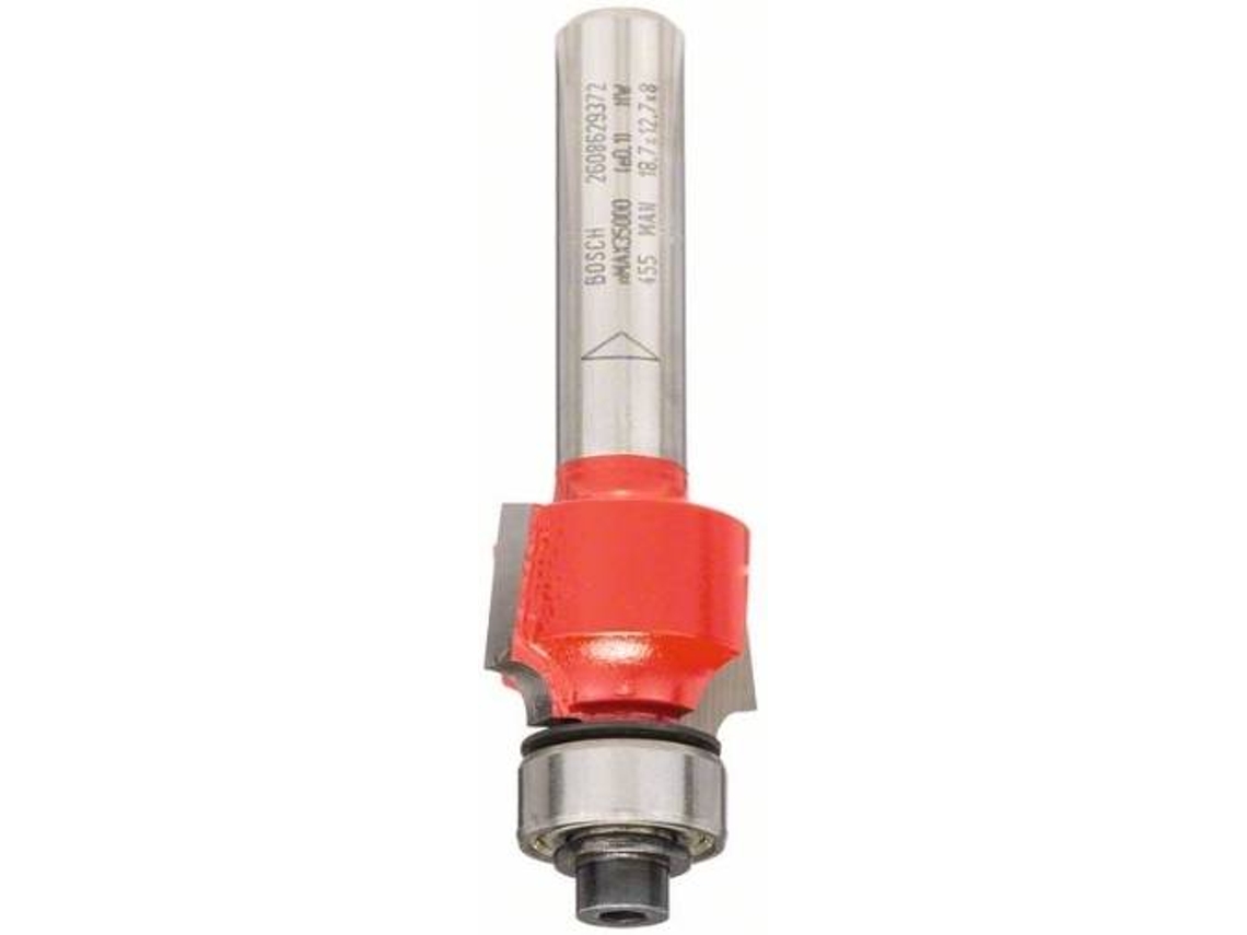 Fresa BOSCH para Arredondamento Expert para Madeira - 8 mm - D 18.7 mm - R1 3 mm - L 12.7 mm - G 55 mm