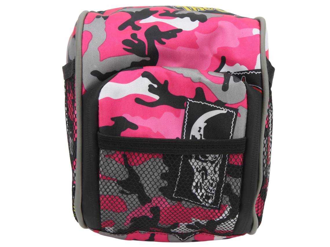 Bolsa para Guidão de Bicicleta Mali Multifuncional Impermeável Rosa