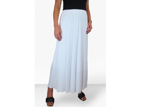 Saia de Mulher PAULO DUE Stretch Long Maxi Branco (38/40)