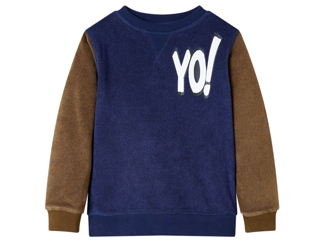 Sweatshirt Para Criança Azul-marinho Escuro 116