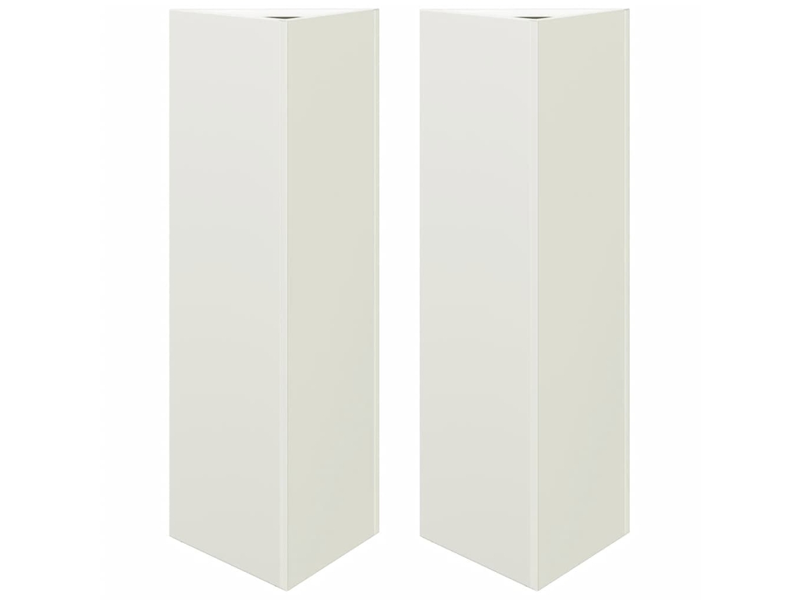 Garden Planter, Garden Planters Vidaxl Branco Metal (30 X 26 X 75 Cm)