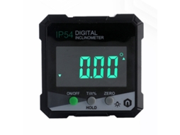 Medidor de Ângulo Digital Inclinômetro Magnético Lcd 4x90° Ip54 com Tela Verde Dlw30 Grd