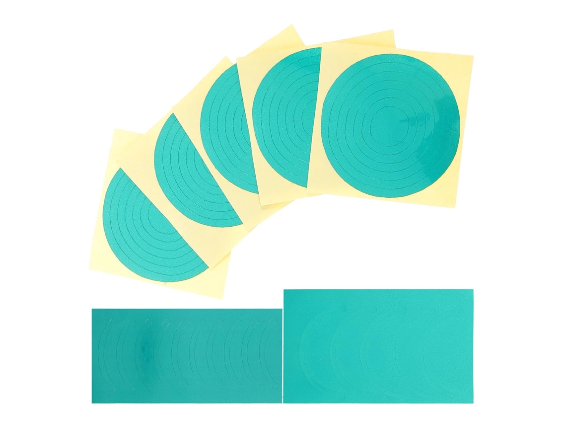 Folhas De Etiquetas Autoadesivas Refletivas, Película Refletiva Verde