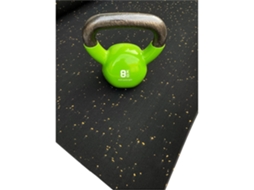Esterilla De Ejercicio Moteado Amarillo - Fitness Especial Para Gimnasios | Sport Premium | Base Negra 4mm De Altura 1'25m (ancho) X 7m (largo)