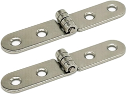 Conjunto De 2 Dobradiças Prateadas Para Portas, Modelo De Dobradiças Para Construção, Melhorias Para Soluções Flexíveis