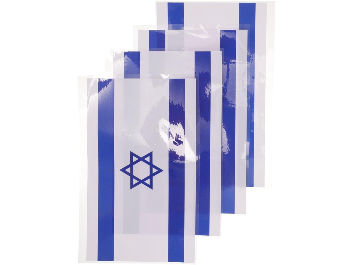 Adesivos De Camuflagem Para Defeitos Em Carros Com A Bandeira De Israel Em Pet