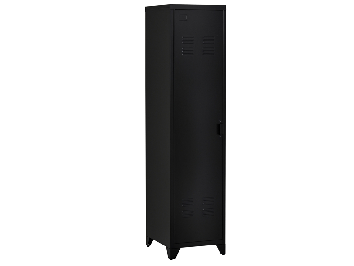 Armário de Armazenamento Metálico Compacto Estilo Industrial com 3 Prateleiras. 1 Haste 43l X 50w X 180h Cm Ge