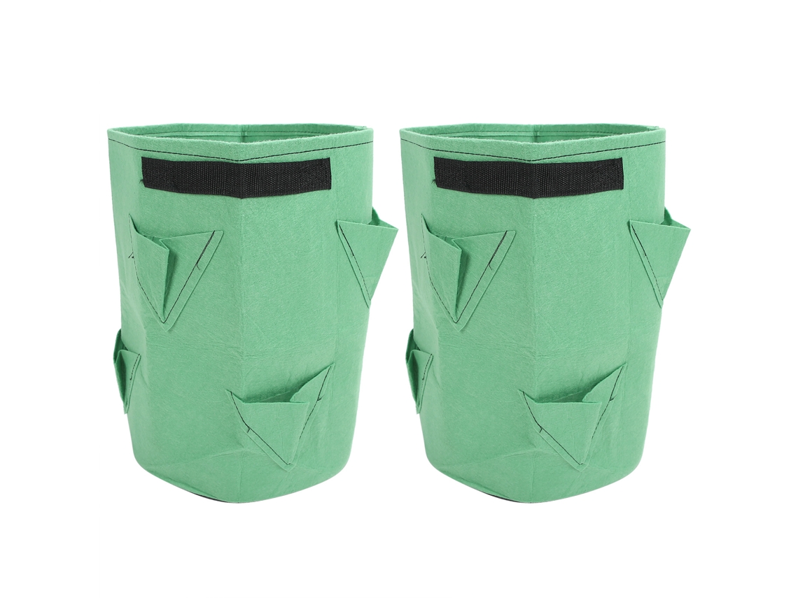 Primerox Plantio Bag com 8 Sacos Reutilizáveis para Morango e Leguminosas