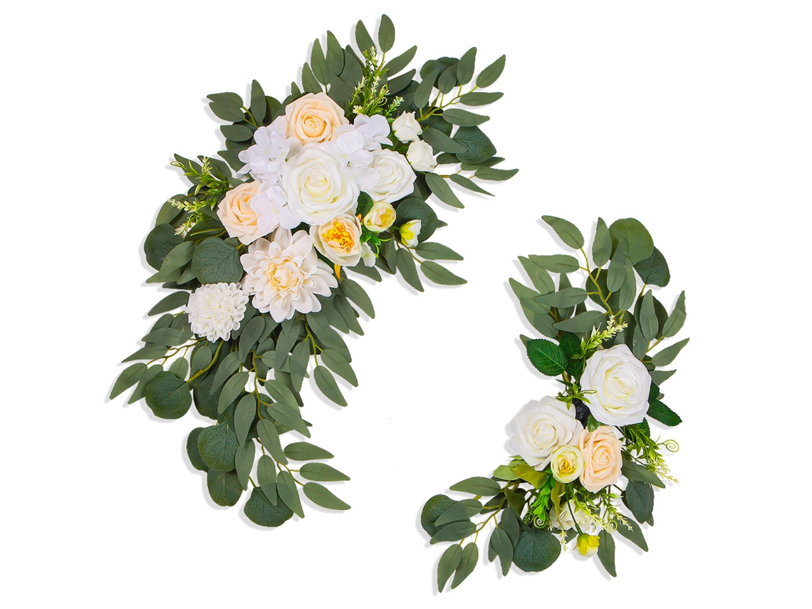 Arco De Casamento Decoração De Sinal Com Flores Artificiais