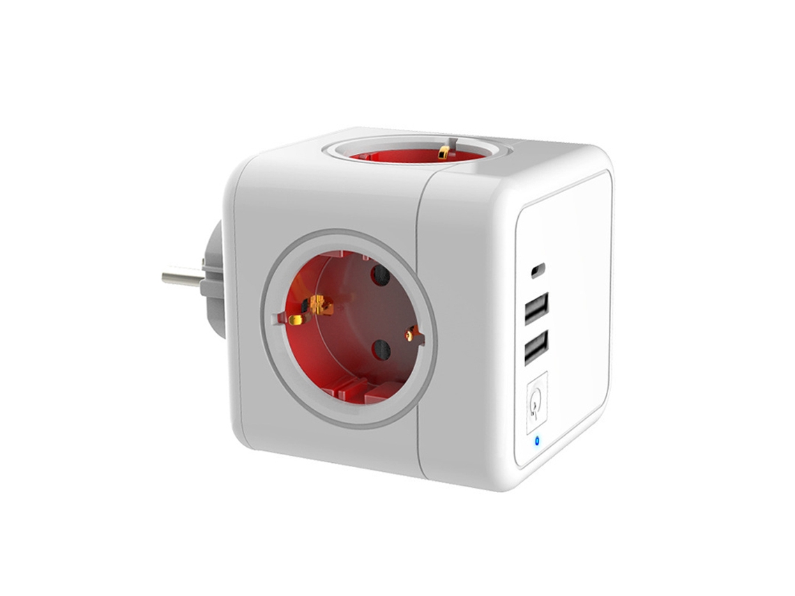 Tomada de Energia, Plug in Direto, Cubo EOOCOO