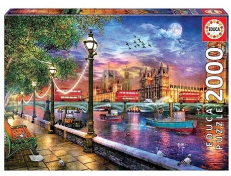 Puzzle EDUCA BORRAS Londres ao Entardecer (2000 Peças)