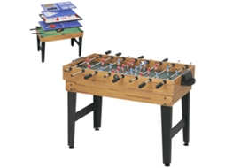 Mesa Multi jogo 13 em 1 (pebolim, Bilhar, Tênis de Mesa, 121x109x80cm)