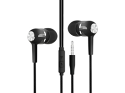 Fones De Ouvido Intra Auriculares Com Fio E Microfone Integrado