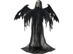 Decoração de Halloween EUROPALMS Black Angel (Preto - 175x100x66cm)