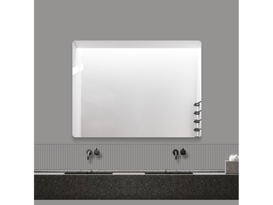 Espelho Parede Sem Moldura 60x80cm Hd Antiestilhaço VELTRIX