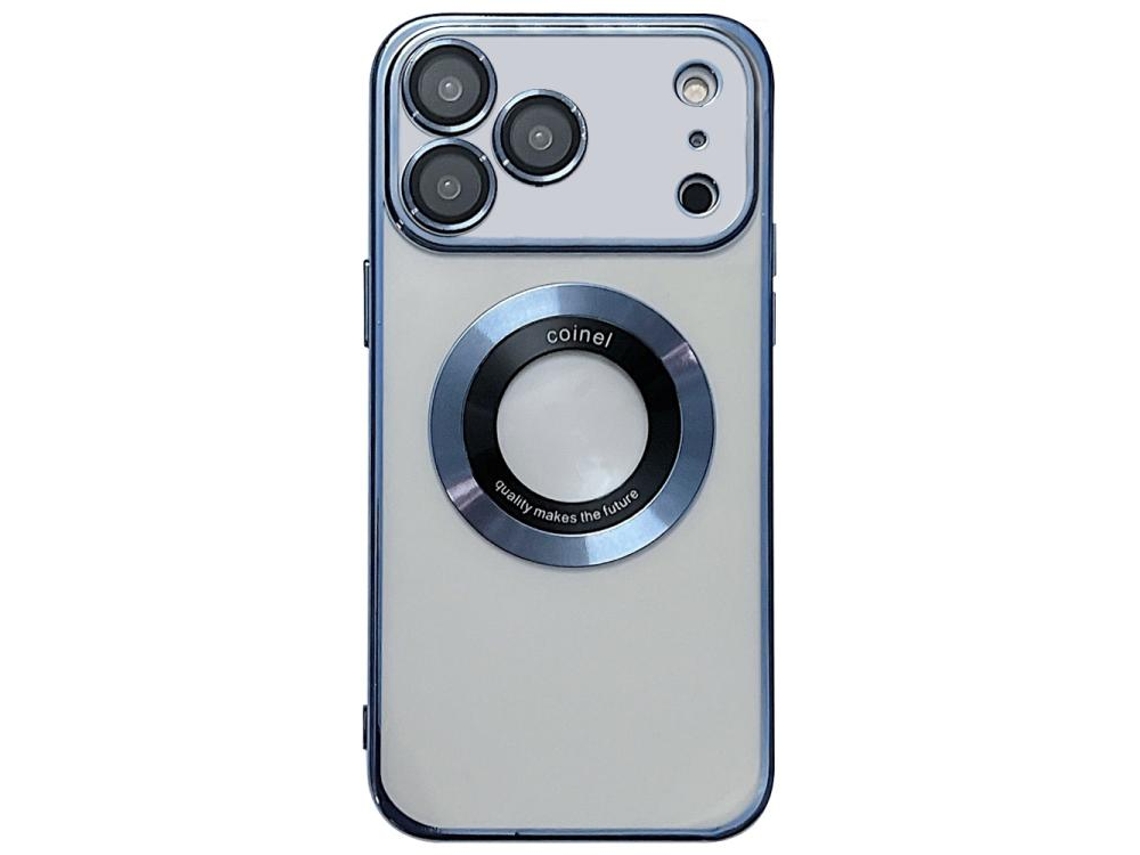 Capa De Tpu Para Iphone 17 Pro Max - Revestimento Eletroplástico - Magsafe