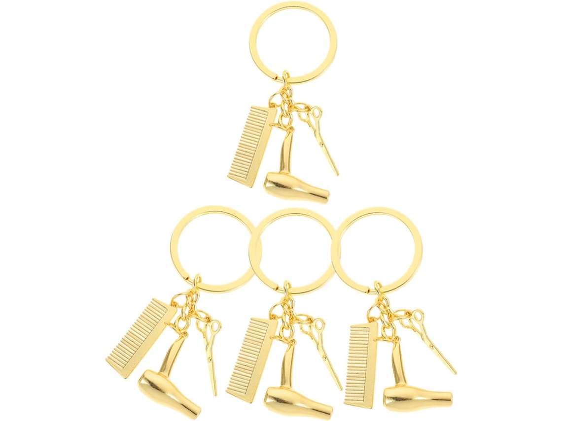 Conjunto De 4 Chaveiros Decorativos Criativos E Pingentes.