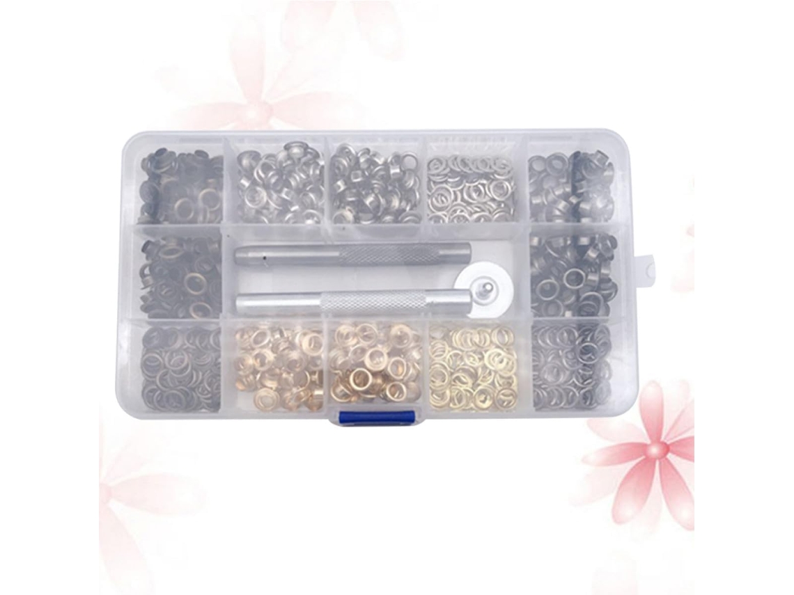 Kit De Ilhós Latão Resistentes Para Projetos Artesanato Diy, 400