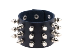 Pulseira De Couro Pu Unissex Proteção De Pulso Decoração
