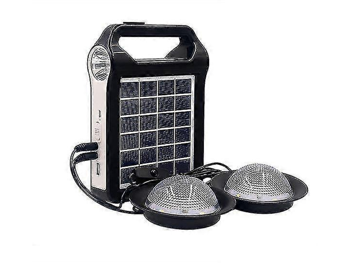 Painel Solar Com Porta Usb, Luz, Painel Solar, Sistema Gerador De Armazenamento De Energia Com Lâmpada De Iluminação, Energia Solar S Olysi Shop