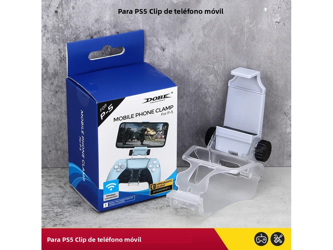 Suporte Para Controle De Ps5, Clipe Ajustável Para Joystick De Jogos Mobile.