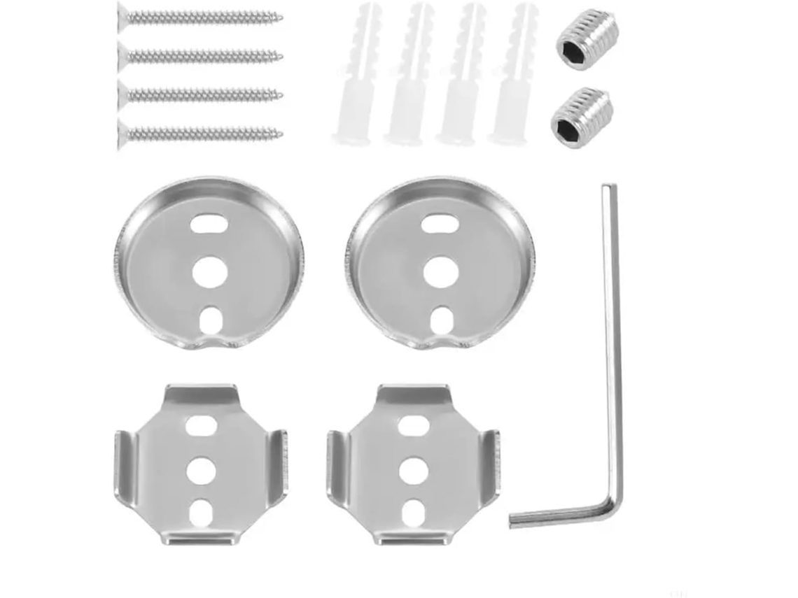 Kit De Reparo Para Suporte Toalha Parede 3a 5 Conjuntos Com Parafusos E Buchas Inclusos 3