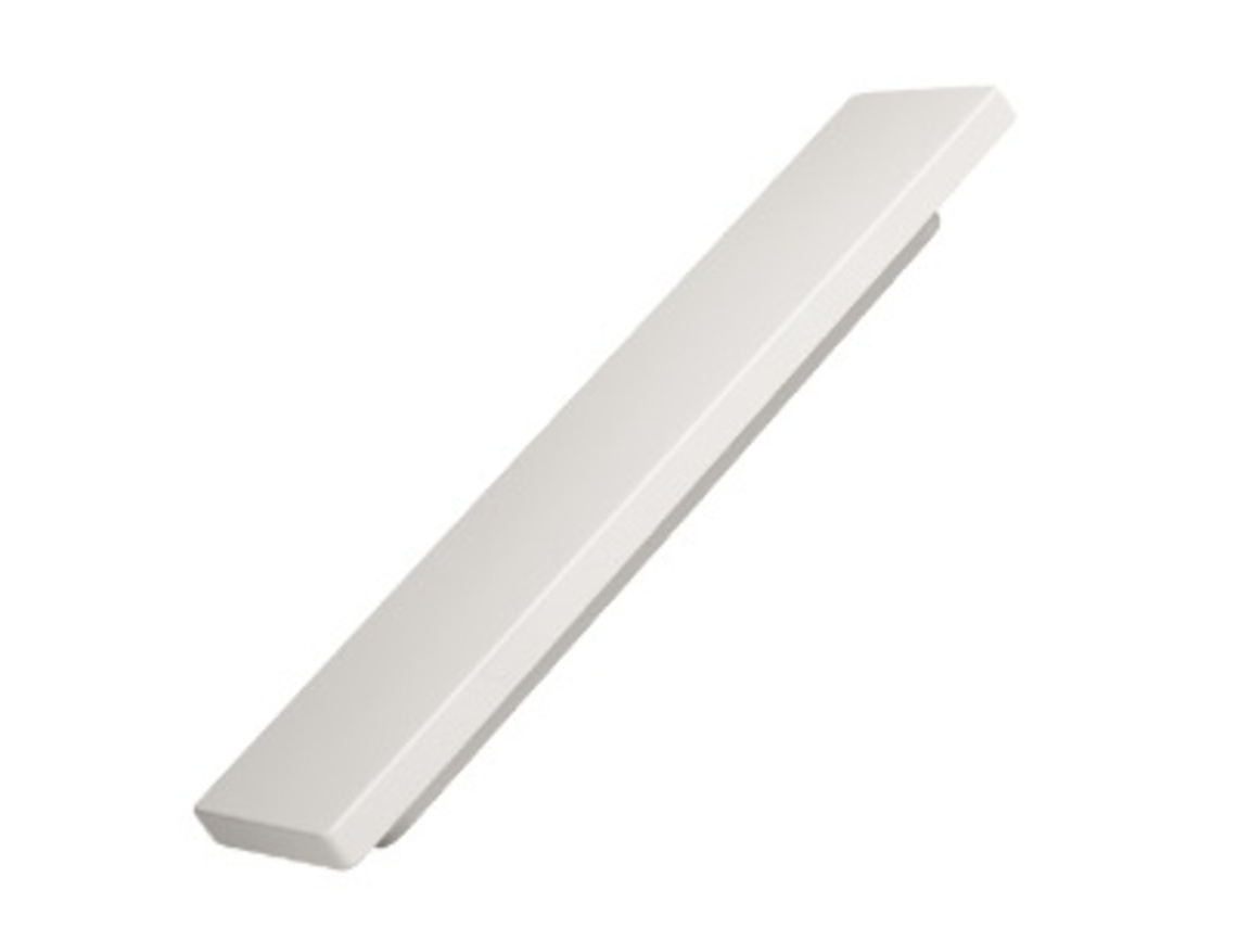 Puxador para Móveis em Abs Distância Entre Eje de 128 Mm Pintura Branca Fosca Pacote de 24 Peças HARDWAREXCHANGE
