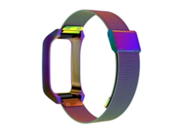 Pulseira De Metal Com Fivela Milanesa Integrada E Estrutura Em Aço Inoxidável Para Xiaomi Mi Band 7 Pro