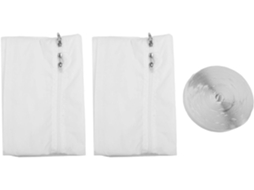 Kit De 2 Peças Tecido Resistente Ao Desgaste Para Vedação Janelas Duplas Ar Condicionado Portátil, 190x 40cm, 230x 40cm