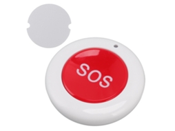 Alarme Pessoal Sos Branco Vermelho