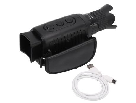 ZJCHAO Monocular Visão Noturna Câmera Monocular Infravermelha de Visão Noturna Telescópio Digital Zoom 5X Display Lcd