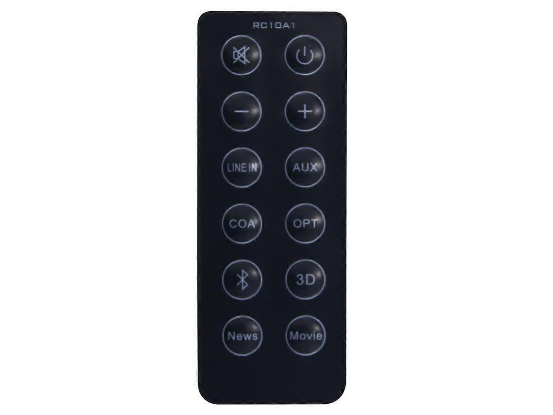Controle Remoto Rc10a1 De Substituição Para O Sistema De Som Edifier B3.
