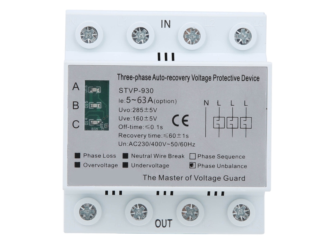 Dispositivo de Proteção Automática Veloriskku 63A trifásico Ac230/400V com reinício e recuperação STVP930