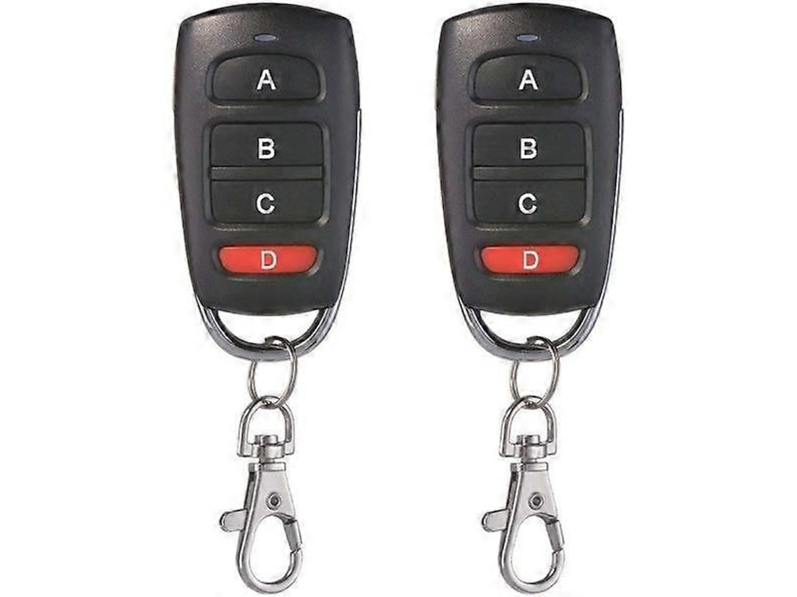 Controle Remoto Universal para Clonagem de Portas de Garagem, 433mhz, com 4 Botões, para Portas de Garagem, Portões Elétricos, Etc. TAISHENGDA