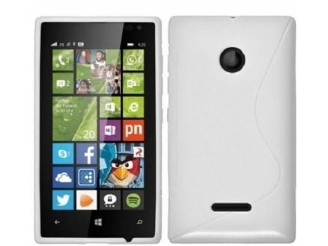 Capa Microsoft Lumia 532 S-LINE Gel Branco