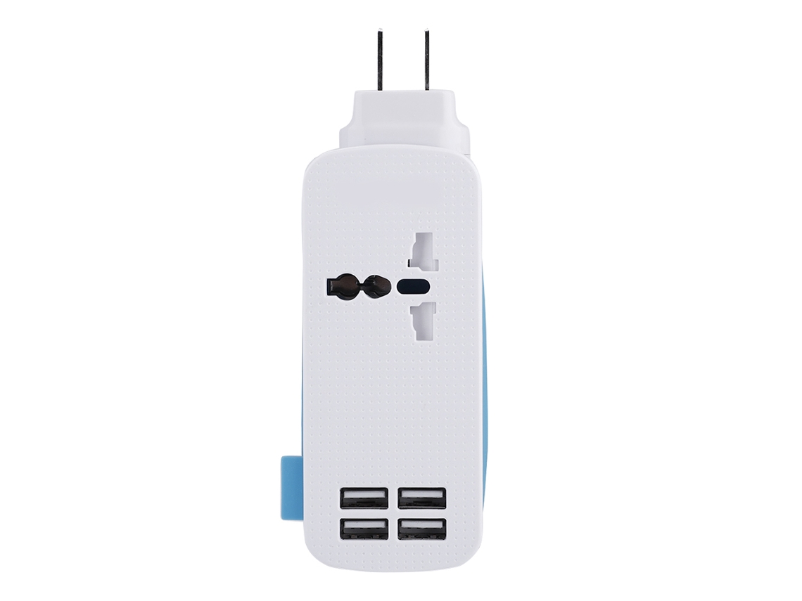 Carregador de Viagem EOOCOO (4 Portas Usb, Portátil)
