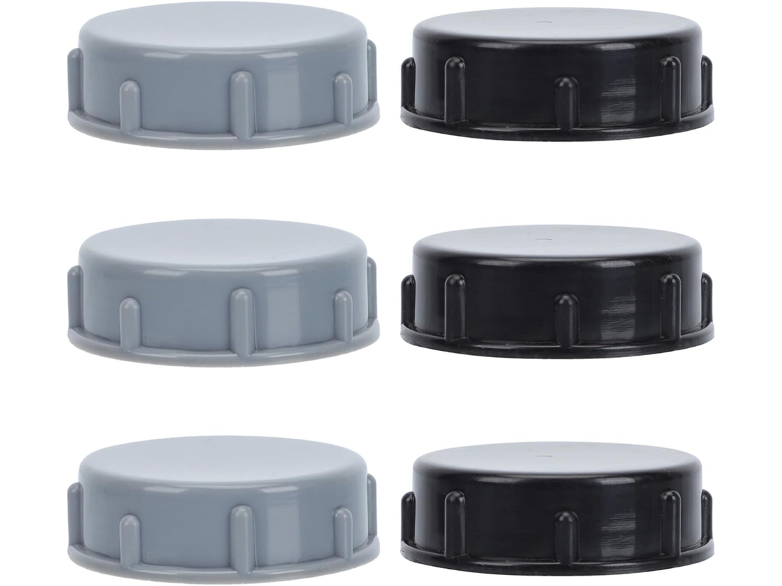 Tampões De Ralo Cozinha Em Plástico Preto, Conjunto De 6 Peças, Fáceis De Instalar E Limpar, Ideais Para Desentupir