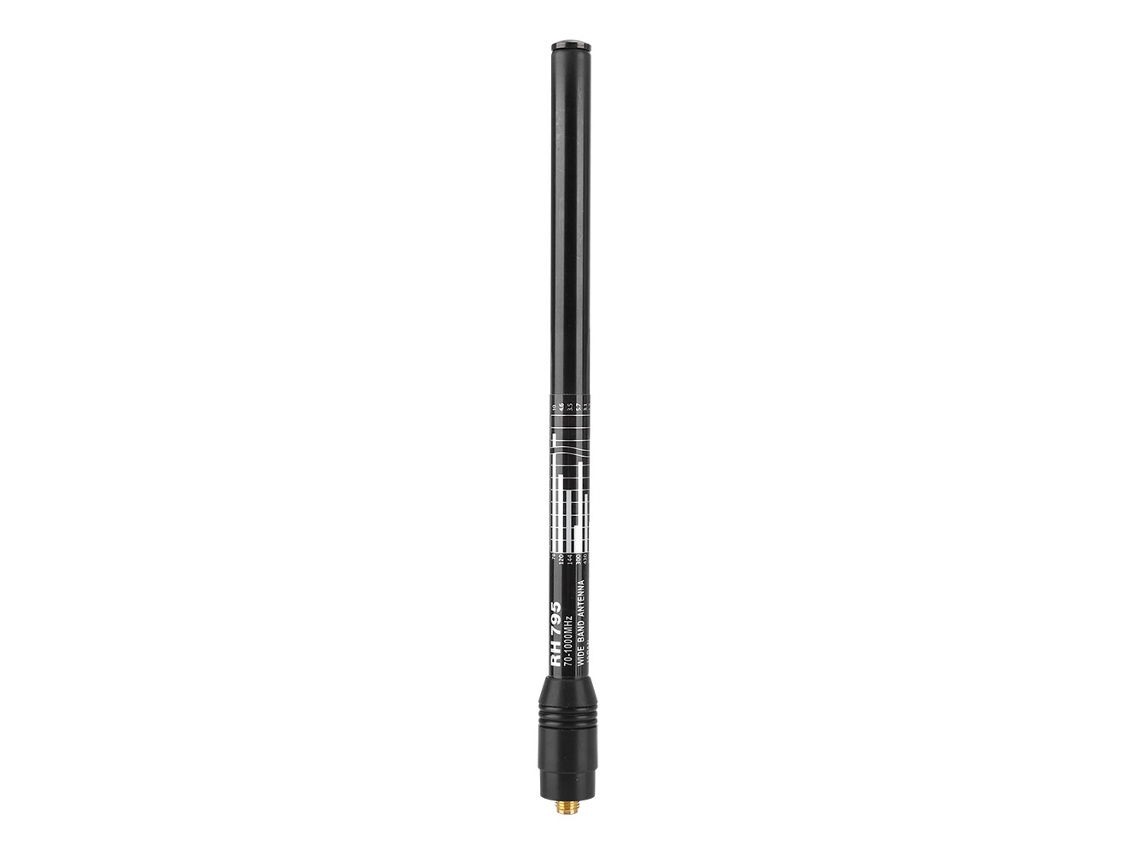 Antena Telescópica Rh, 795 2, 15dbi 70, 1000mhz Máx. 10w Sma J Ht/scanner