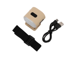 Rebe-lanterna Led Para Boné Com Clip Magnético Recarregável Ipx4 Impermeável Para Trekking Camping Pesca Bege