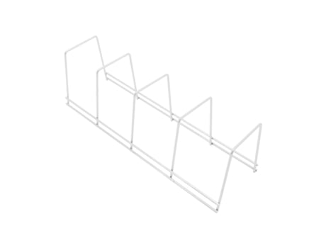 Suporte para Pratos e Panelas com 4 Secções 12x38,5x11,5cm Branco 7house